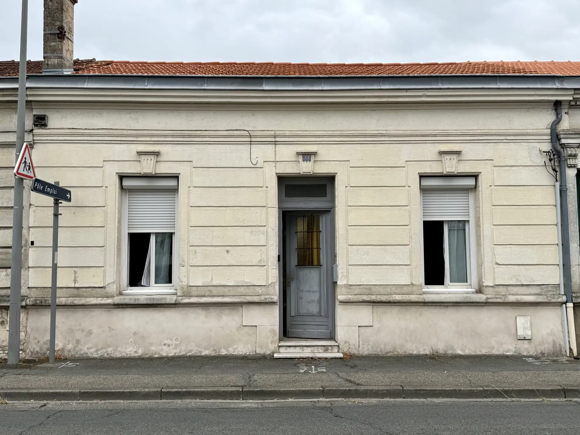 Vente d'une échoppe de charme avec véranda à Libourne en quartier Épinette