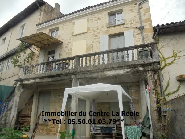 Maison de ville de 92 m² avec jardin à La Réole - Investissement idéal