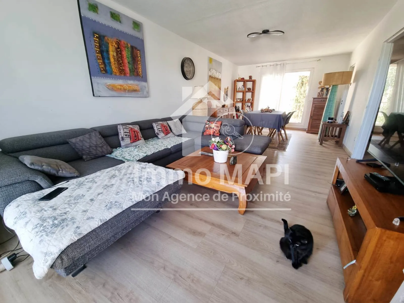 Appartement T3 lumineux de 84 m² avec parking et double balcon à Lattes 