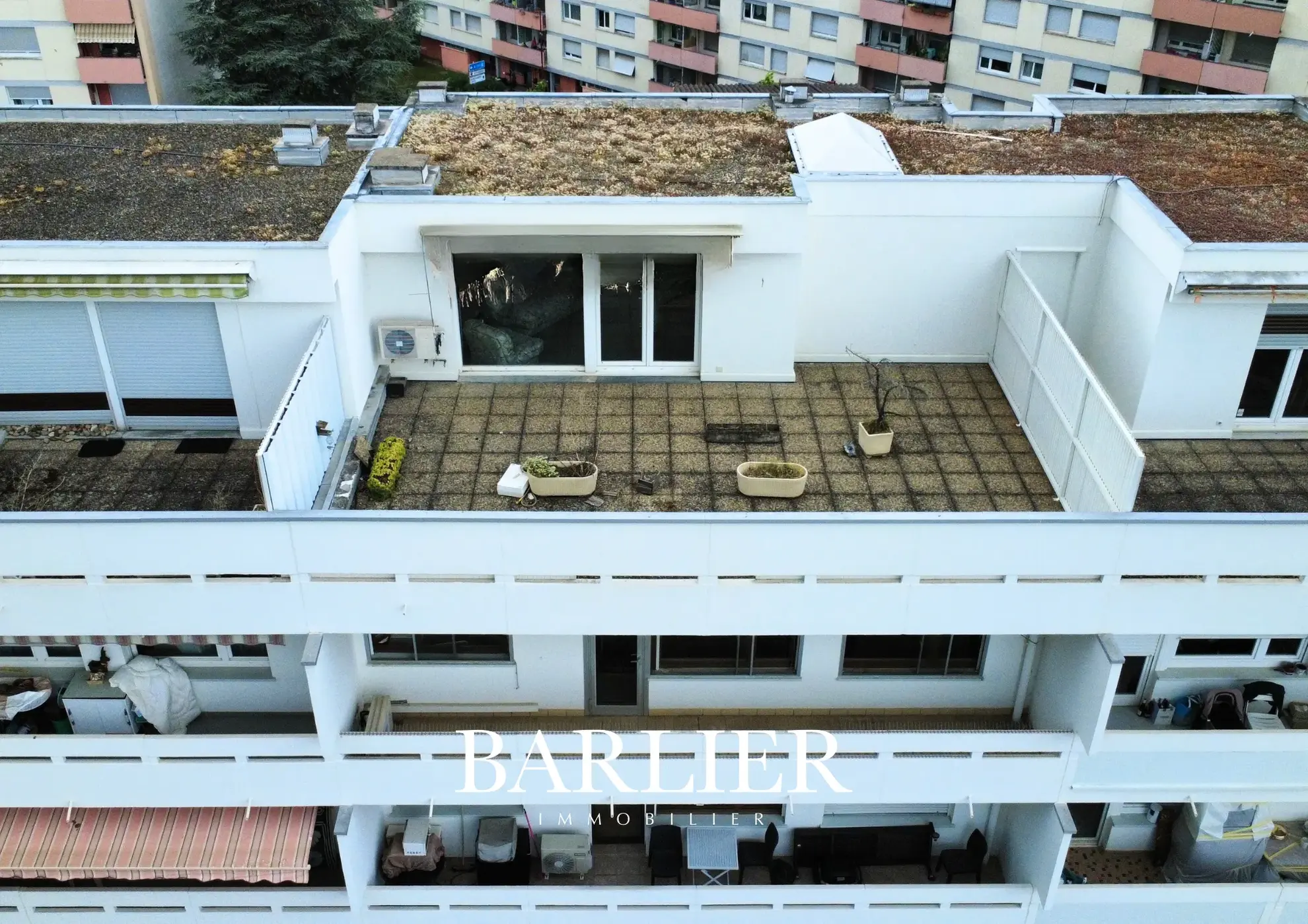 Appartement duplex 4 pièces de 98m² avec balcon et terrasses à Schiltigheim 