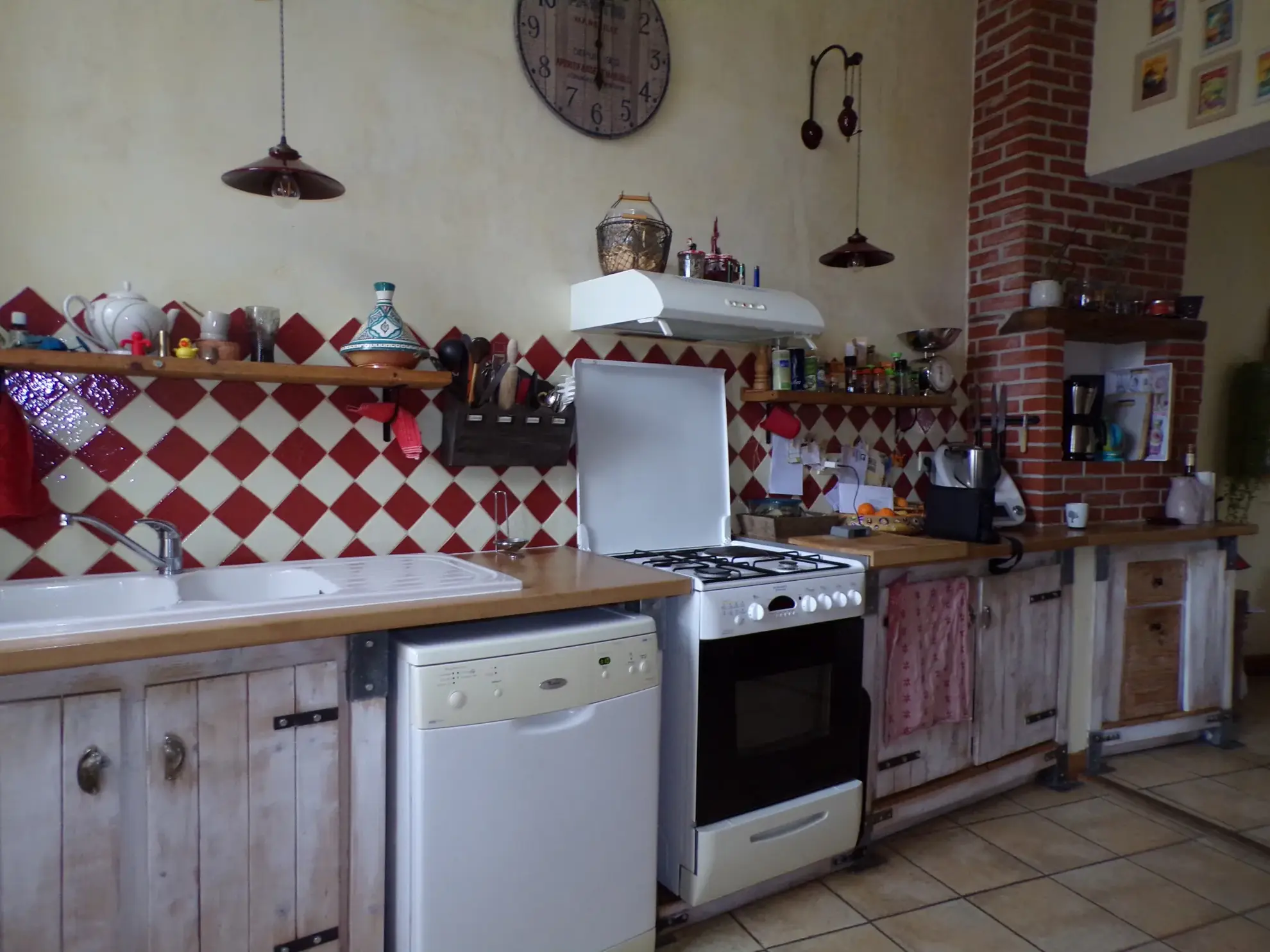 Belle maison de ville à Sablé-sur-Sarthe avec terrasse et vue sur le château 