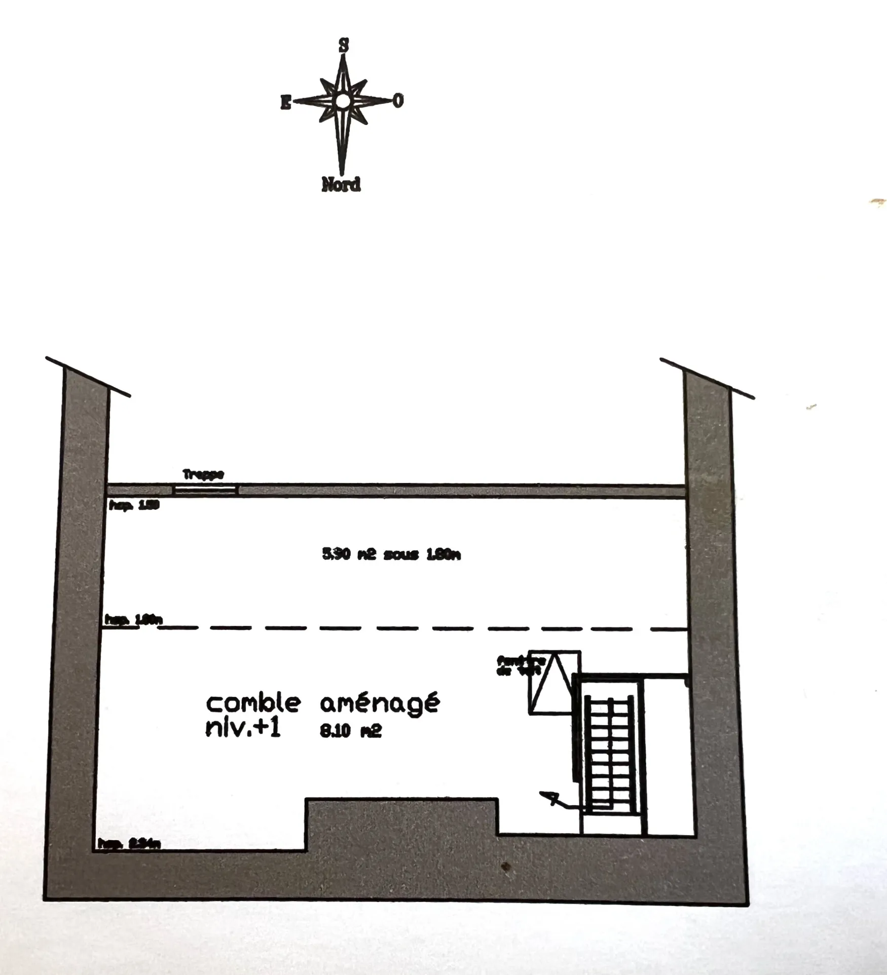 Appartement de 78 m² avec 3 chambres à Saint-Girons – Bonne rentabilité 
