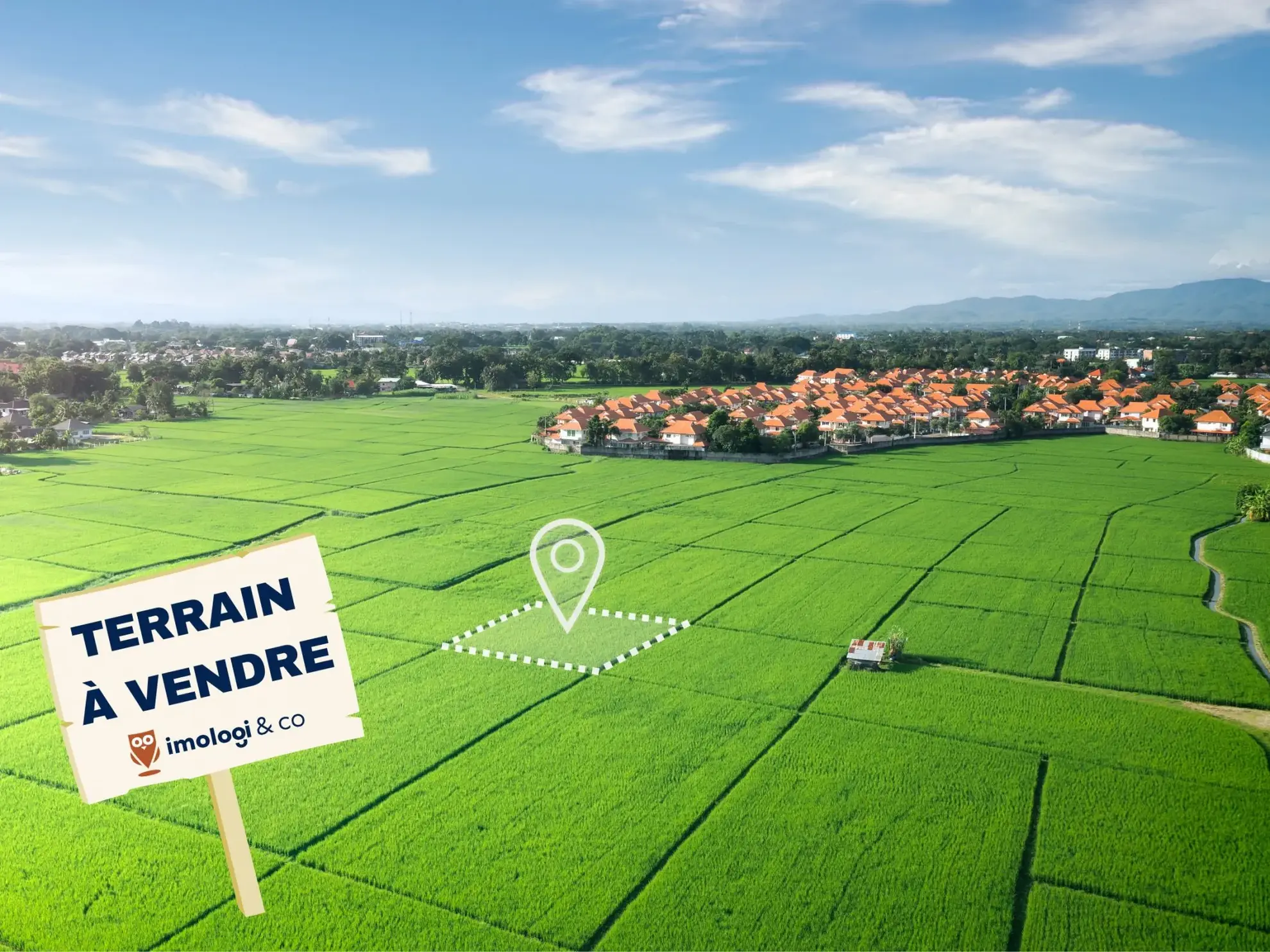 Terrain constructible de 570 m² proche de la frontière suisse à Longevilles Mont d'Or