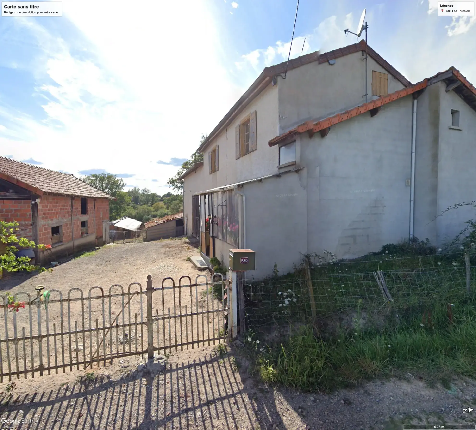 Ancienne ferme avec dépendances et terrain de 1,91 ha à Melay 