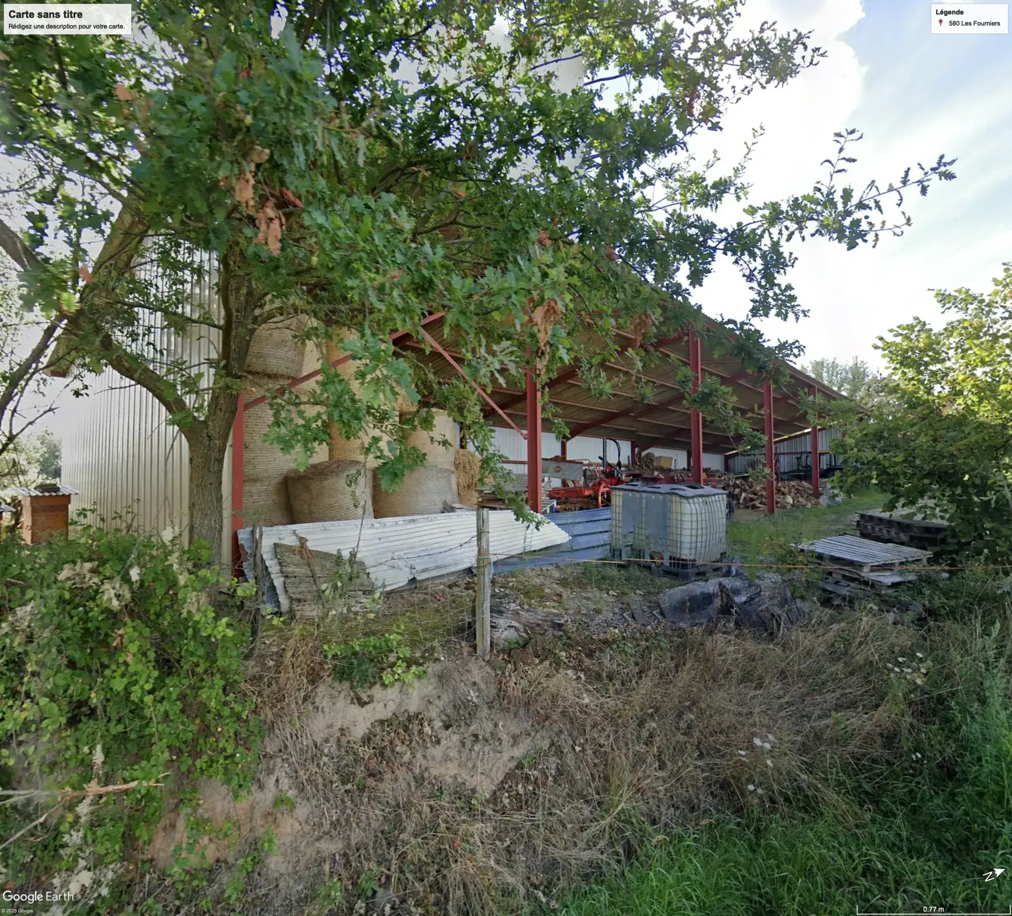 Ancienne ferme avec dépendances et terrain de 1,91 ha à Melay 