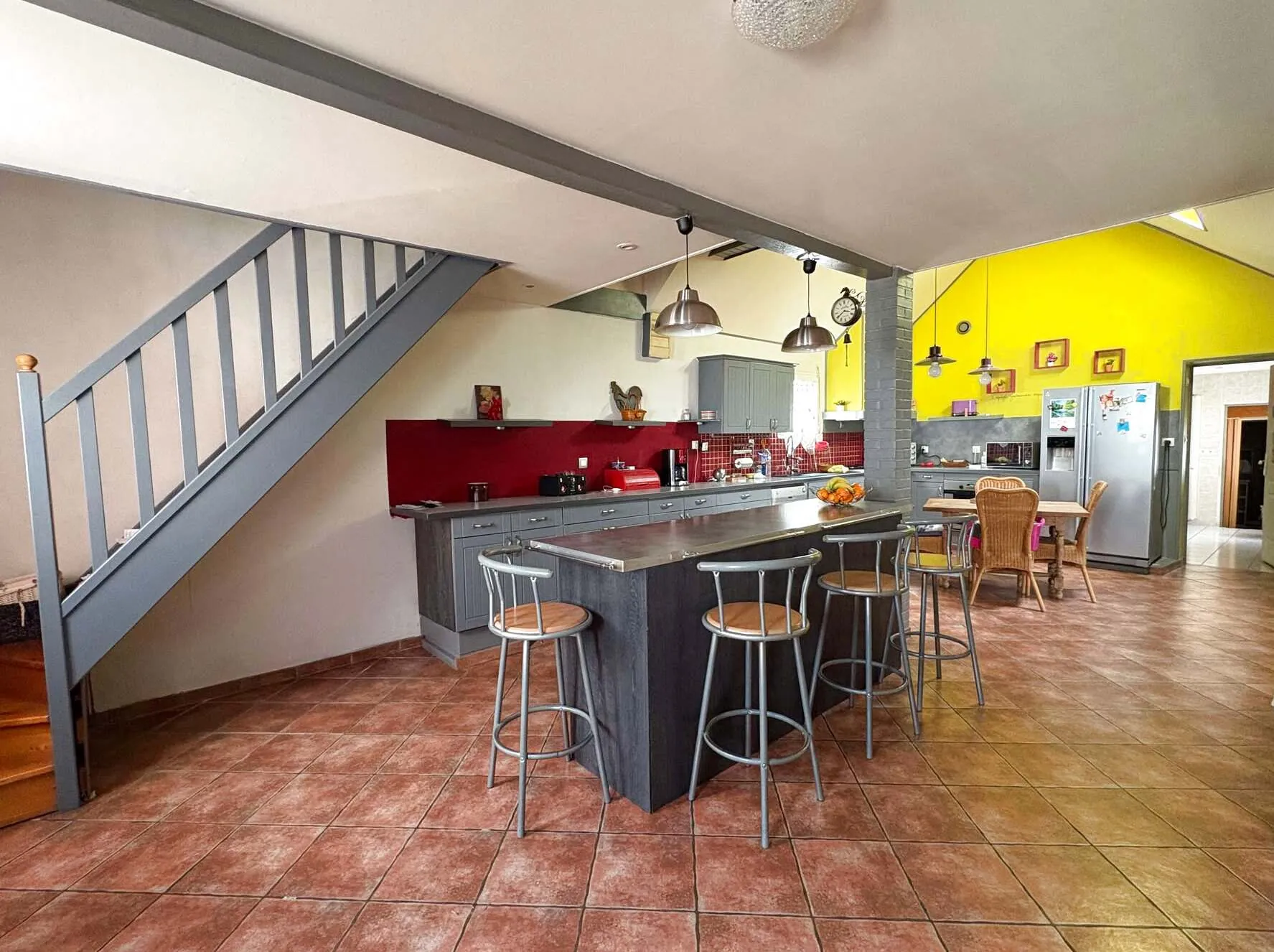 Maison à vendre à moins de 5 minutes du centre-ville d’Abbeville avec jardin et garage