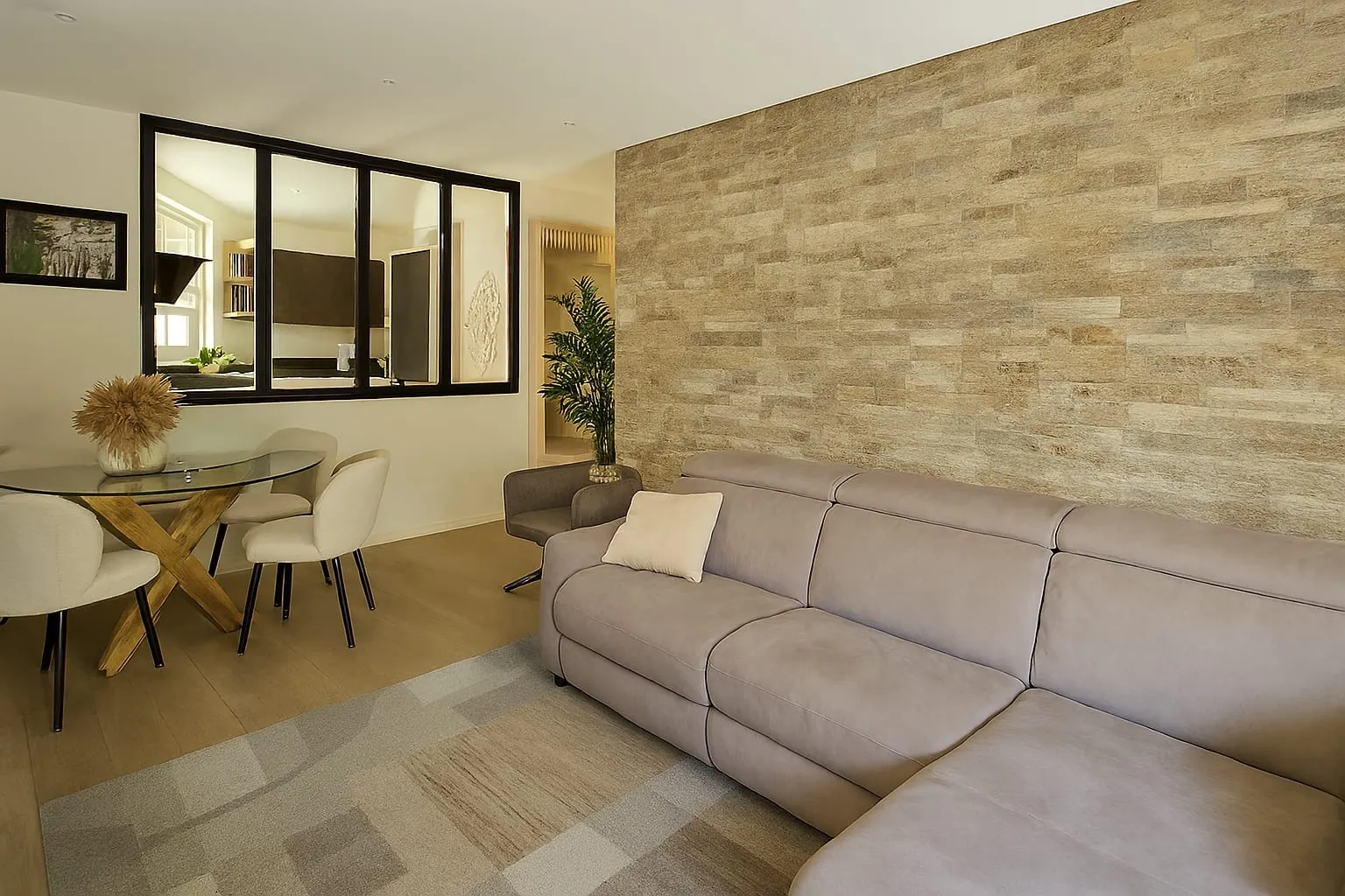 Appartement moderne à Menton avec terrasse, parking et cave - Vue dégagée 