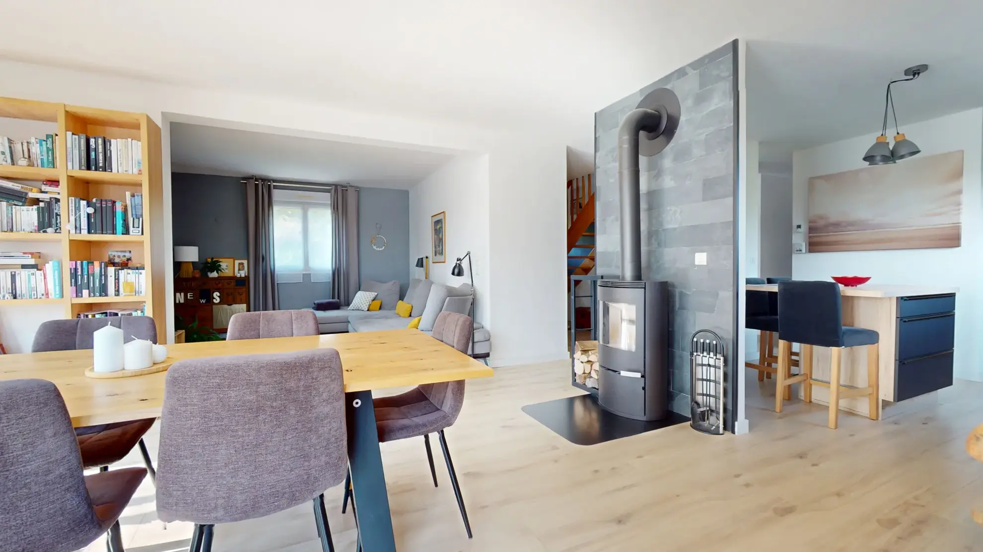 Maison lumineuse de 132 m2 avec grand terrain à Orchamps - Confort et nature 