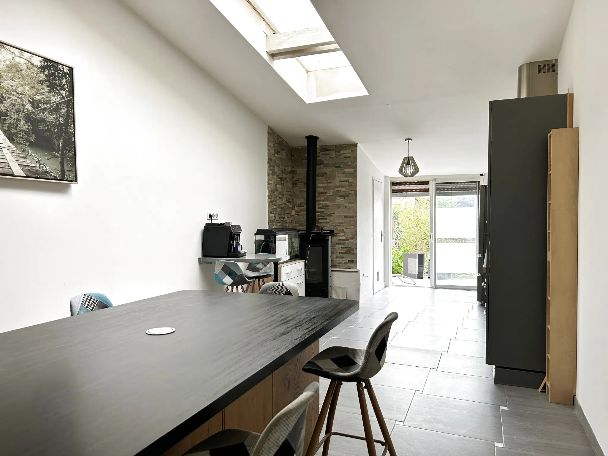 Maison de ville à vendre à Henin Beaumont proche gare et centre, jardin et garage 