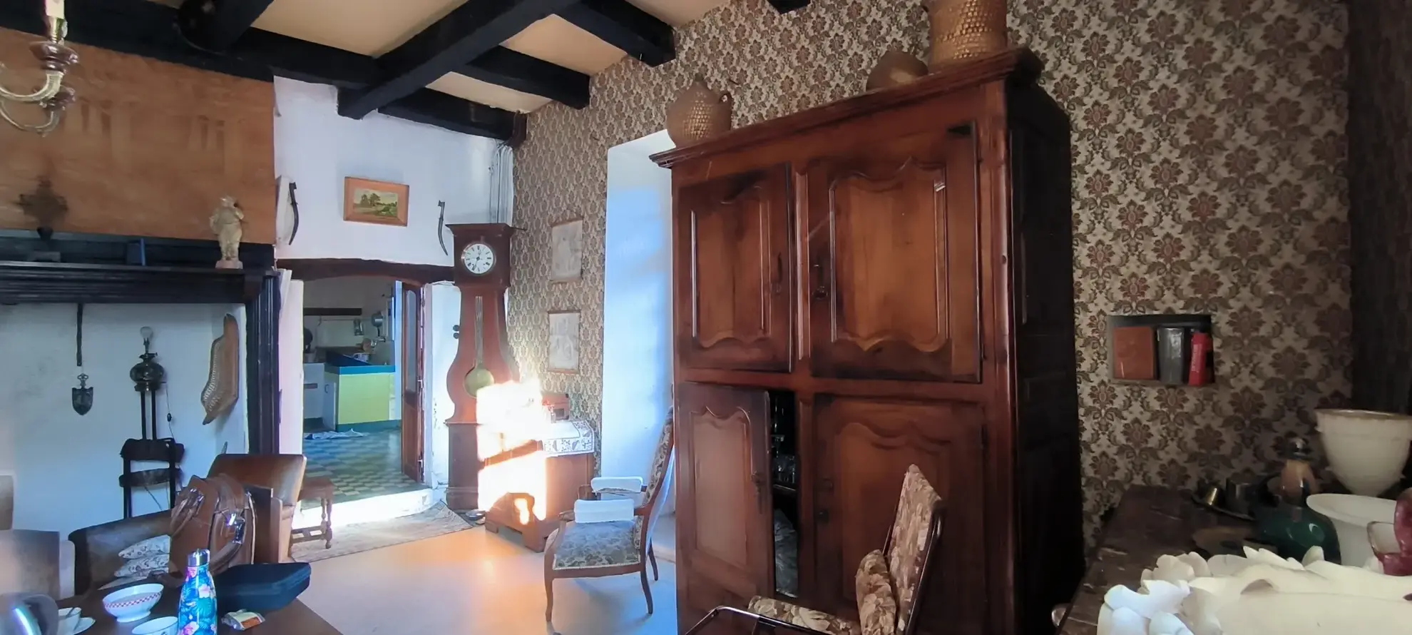Maison en pierre avec vue panoramique à Conques-en-Rouergue 