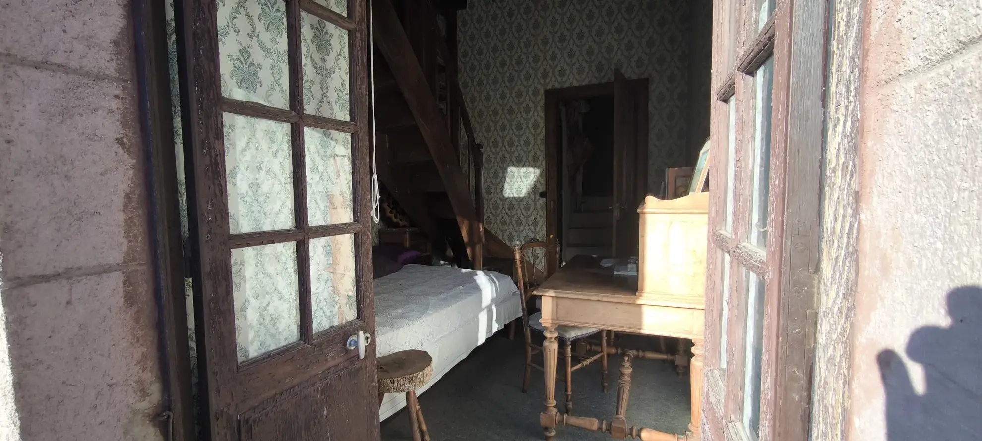 Maison en pierre avec vue panoramique à Conques-en-Rouergue 