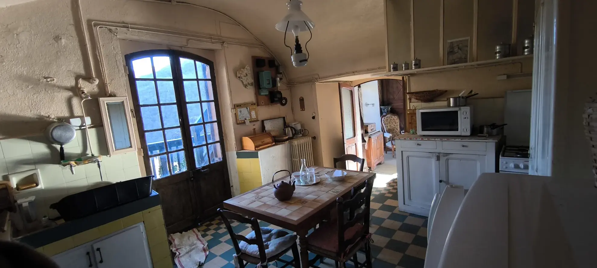 Maison en pierre avec vue panoramique à Conques-en-Rouergue 