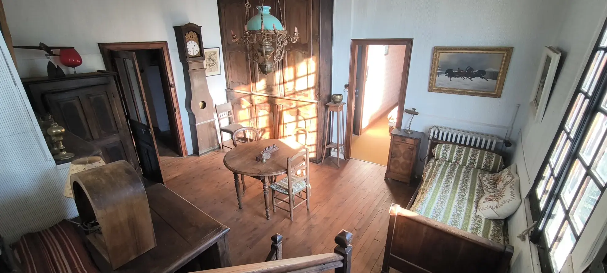Maison en pierre avec vue panoramique à Conques-en-Rouergue 