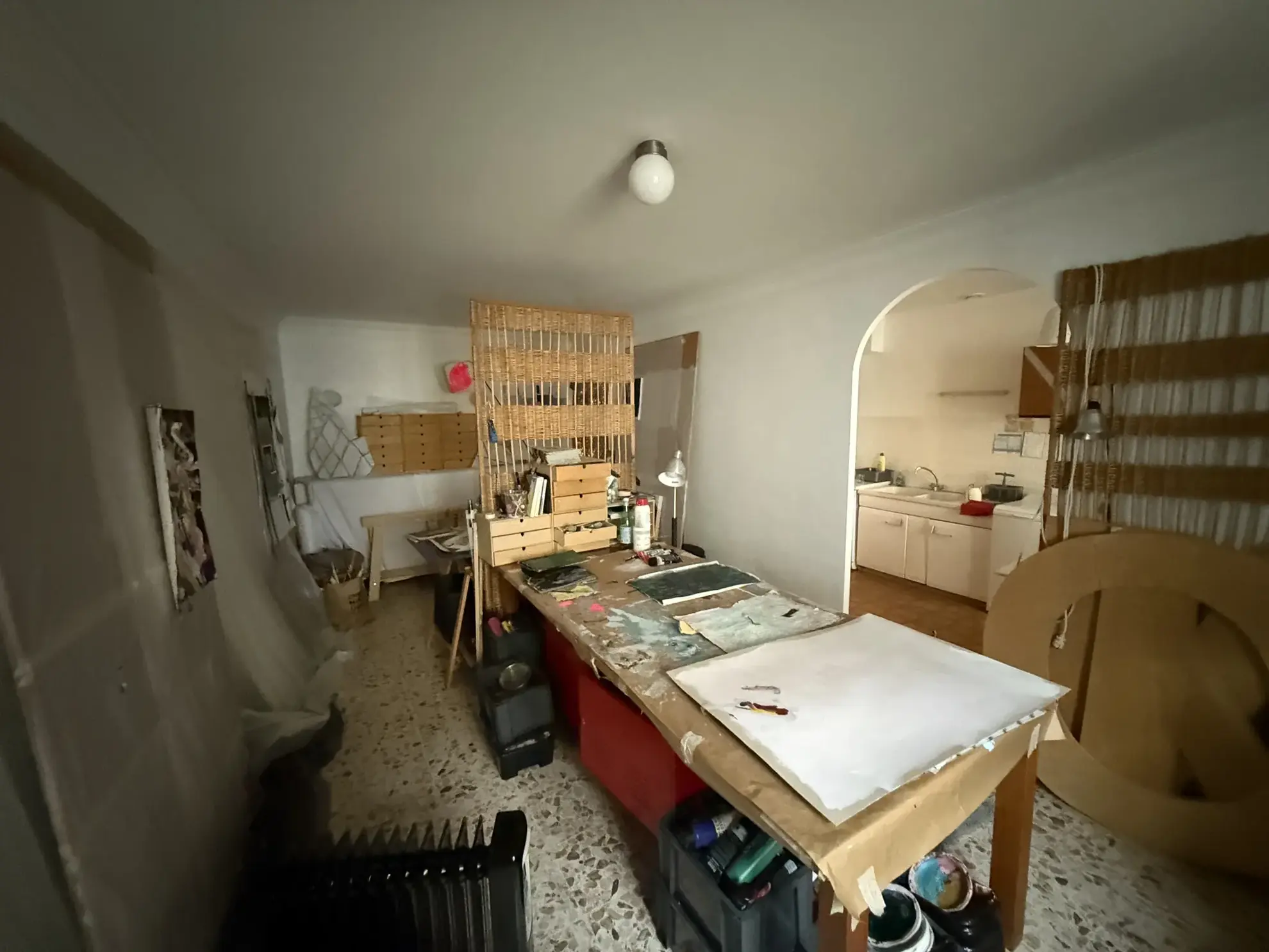 Immeuble à vendre au Monastier sur Gazelle avec fonds de commerce et appartement lumineux 