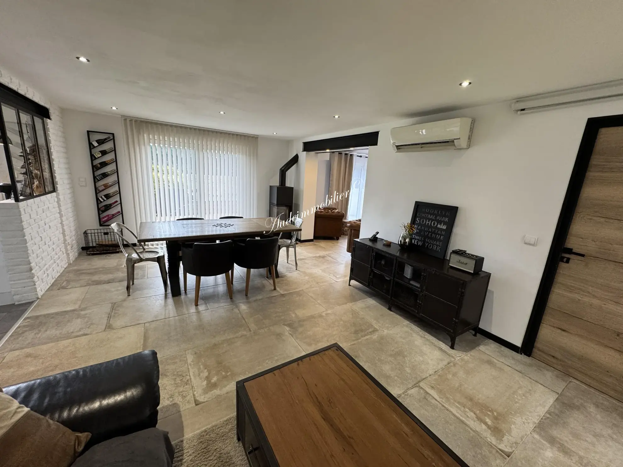 Maison rénovée avec piscine et jardin à Limoux - 4 chambres, garage et panneaux solaires