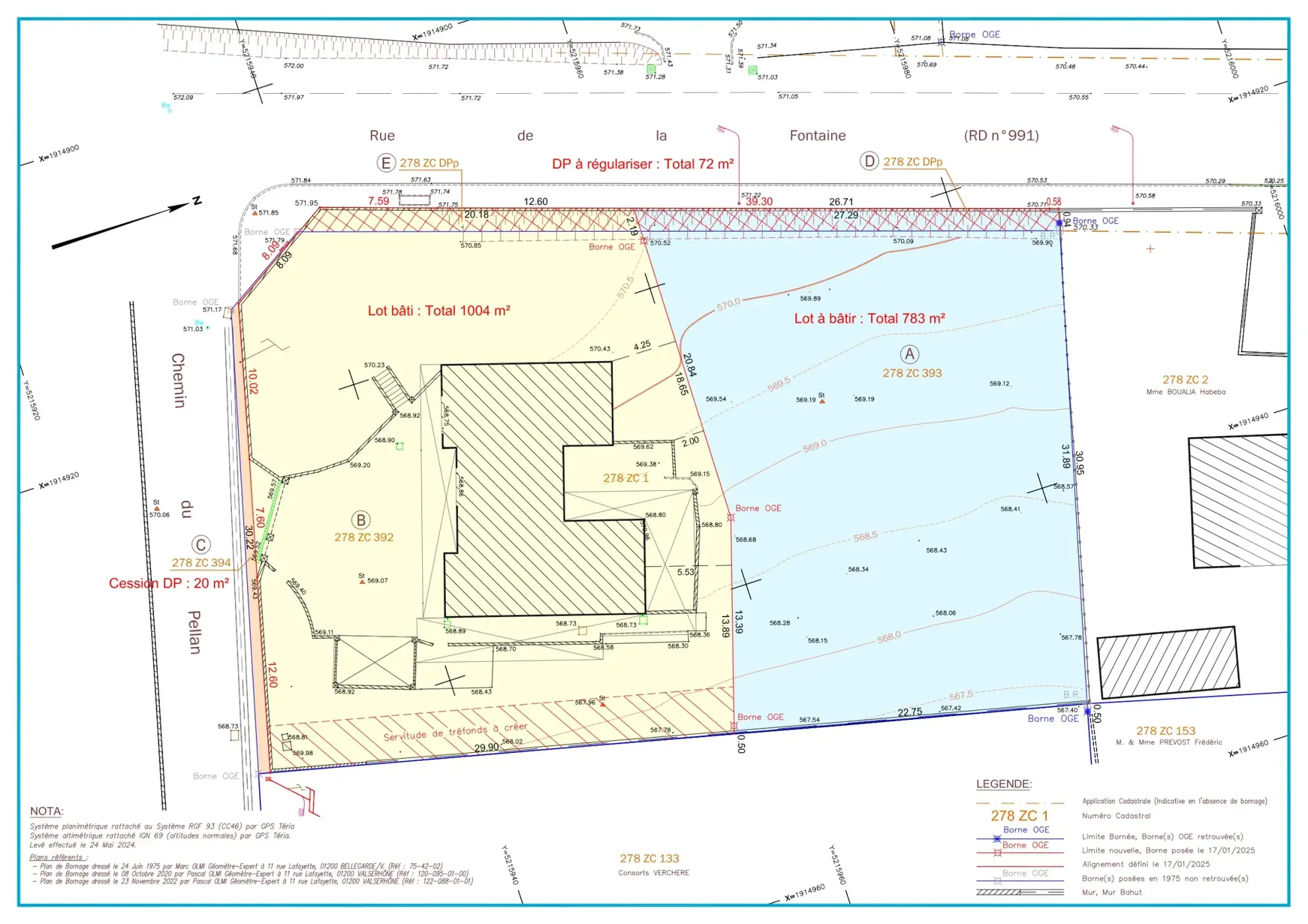 Terrain constructible de 783 m² à Ochiaz-Valserhone, idéal pour villas