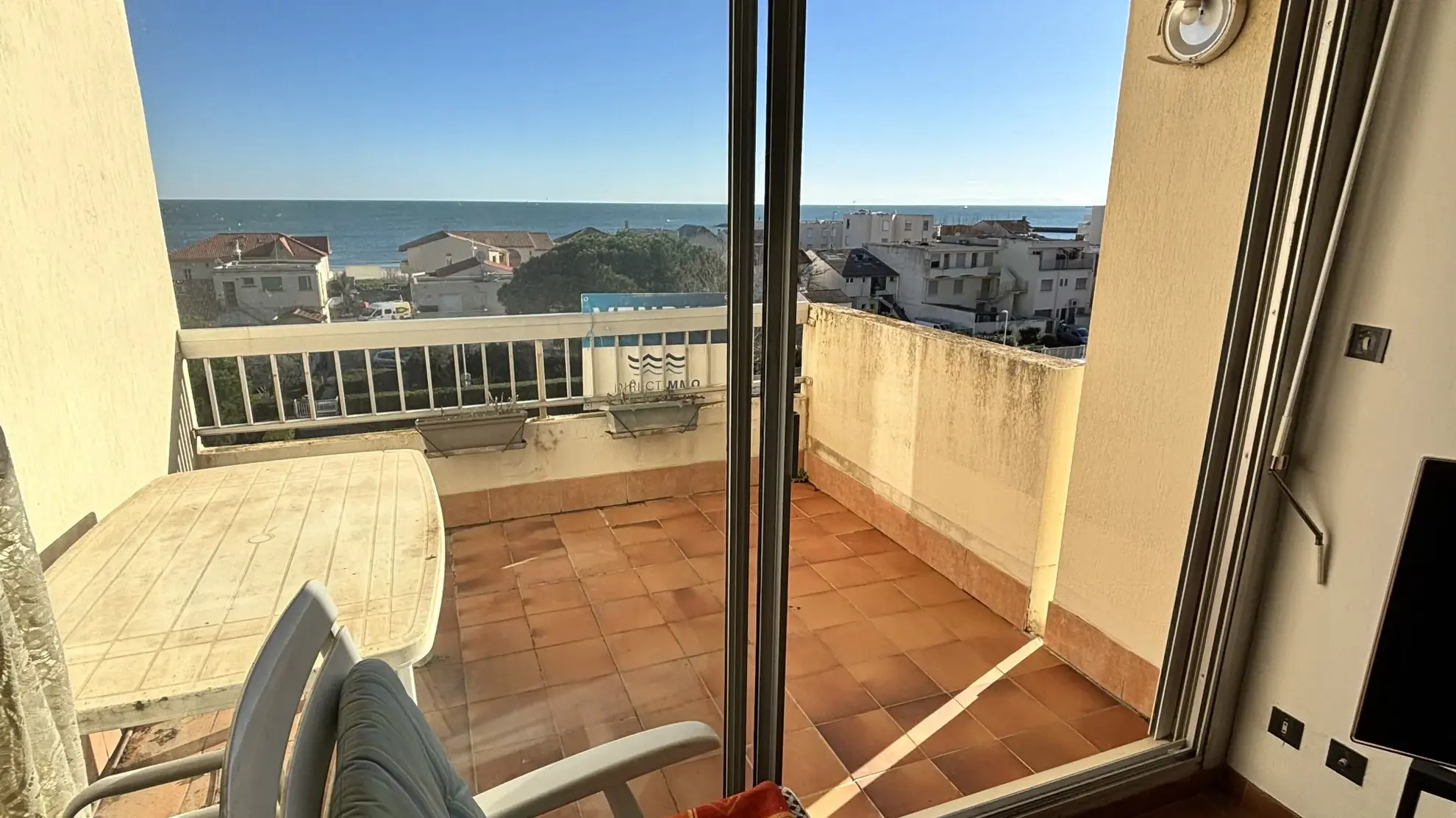 Appartement T2 avec terrasse et vue mer à Carnon-Plage 