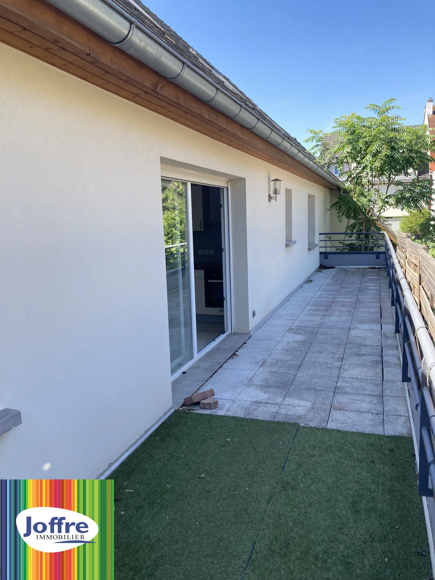 Appartement F3 avec terrasse à Riedisheim, faible charges, calme et lumineux