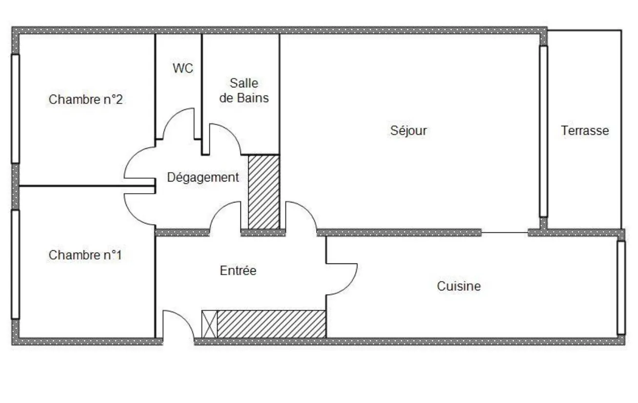 Appartement T3 à Nîmes proche Jardins de la Fontaine avec Loggia et garage en option 