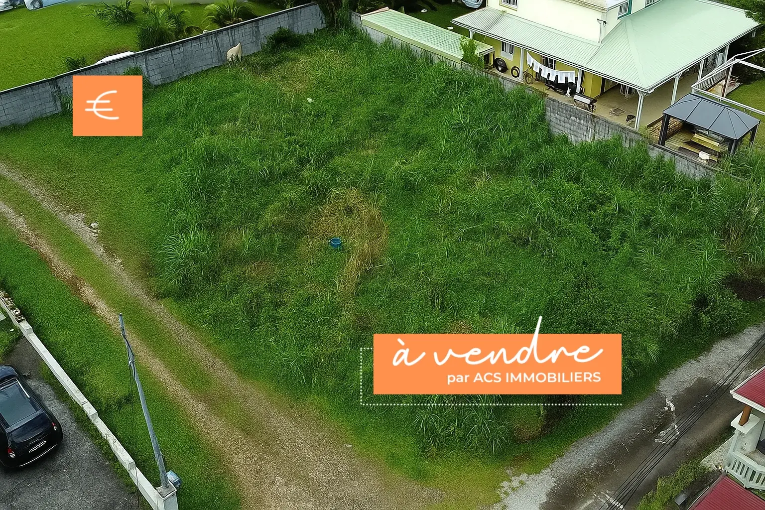 Terrain constructible de 586 m2 à Sainte-Marie - Opportunité en zone U4