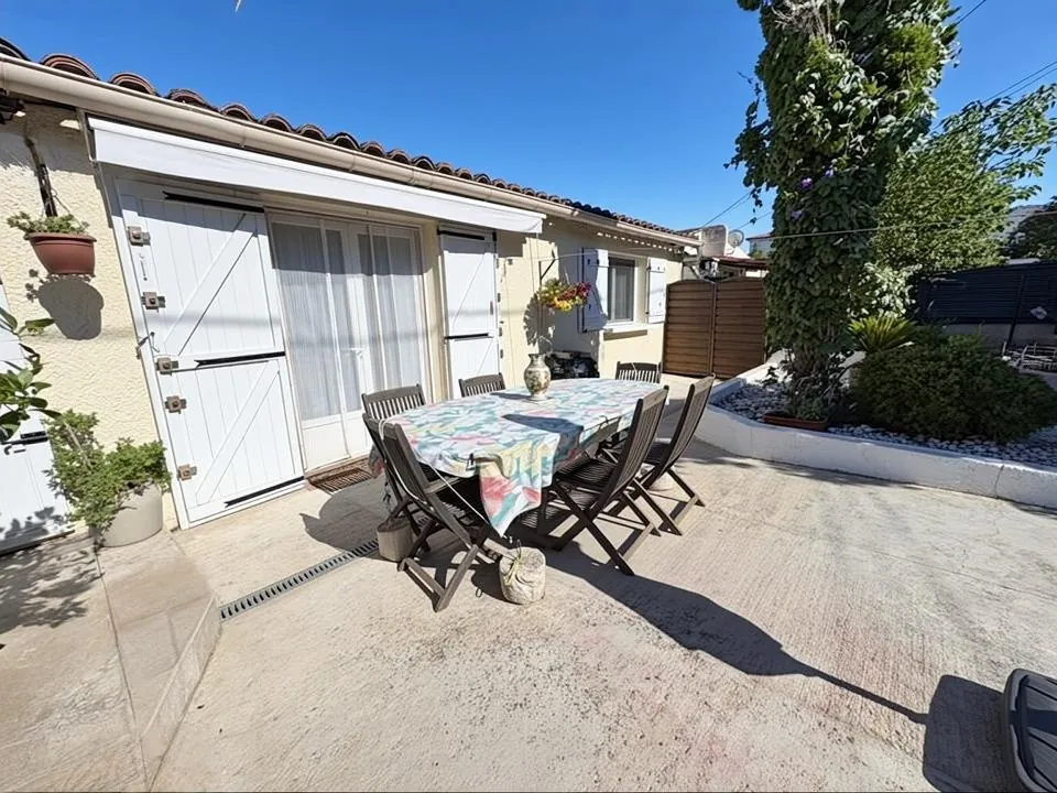 Charmante maison de plain-pied 3 pièces avec jardin à Istres dans secteur paisible 
