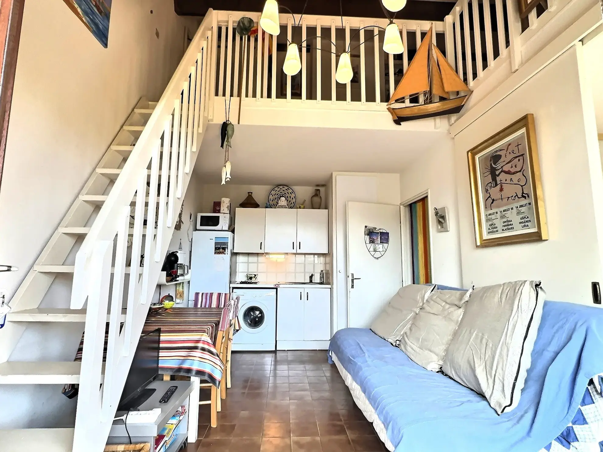 Appartement T2 avec mezzanine à Saint-Cyprien-Plage, proche de la mer et piscine