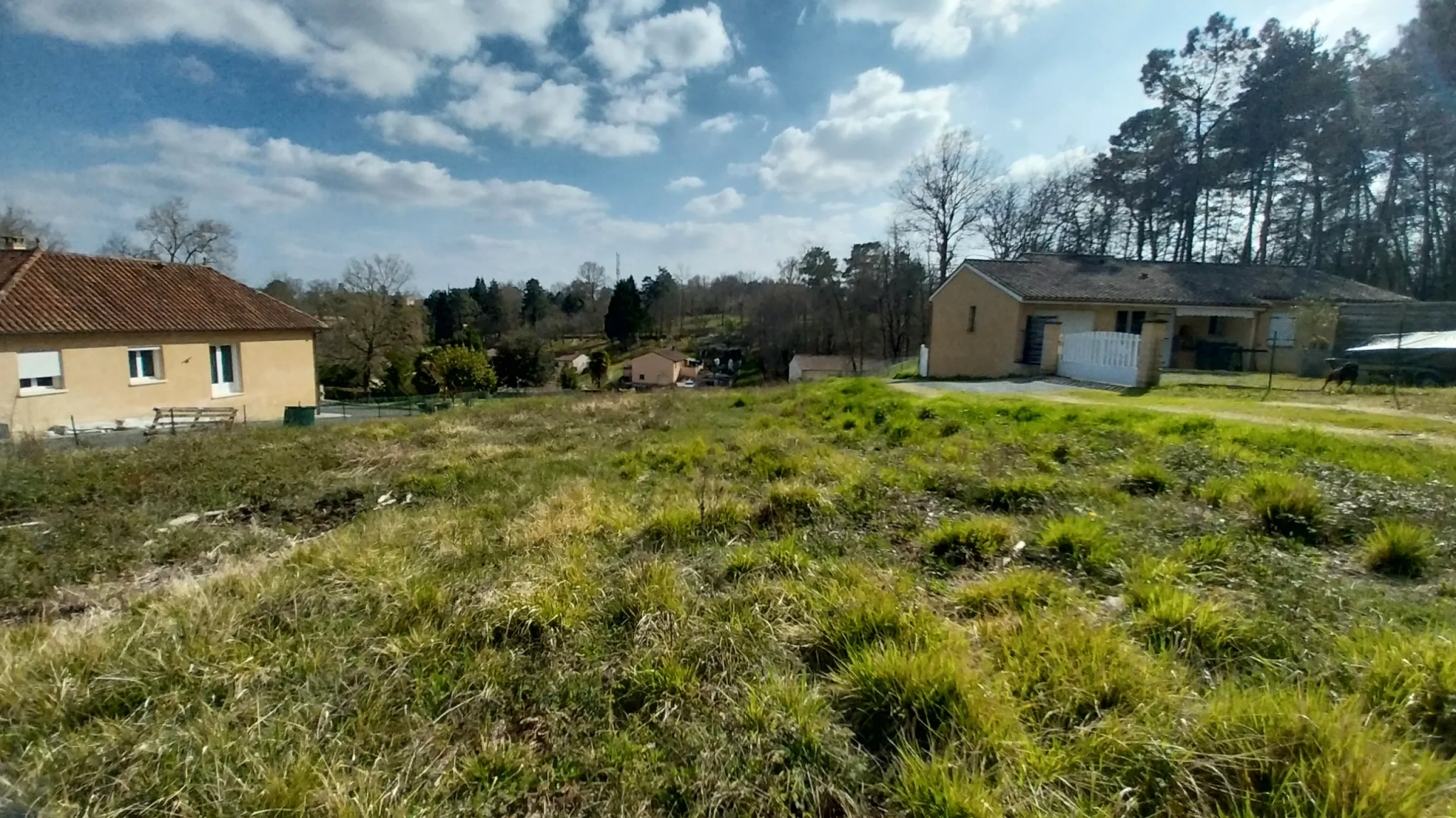 Terrain constructible de 3600 m² à Chancelade avec vue dominante 