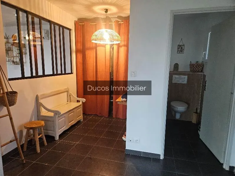 Maison contemporaine proche de Marmande avec grand garage et terrain clos 