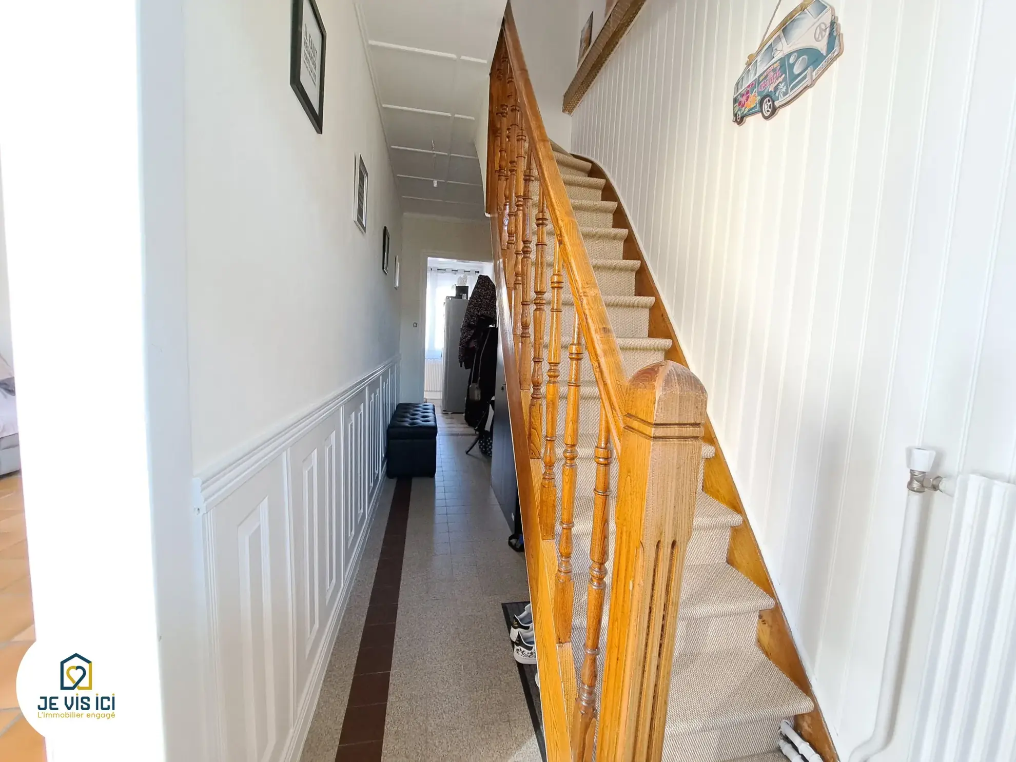 Maison de ville à vendre à Lens proche gare, stade et commodités 