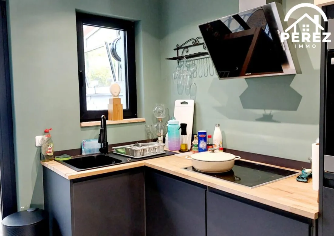 Maison semi-individuelle à Bousbecque de 85m² avec jardin et 3 chambres en vente 