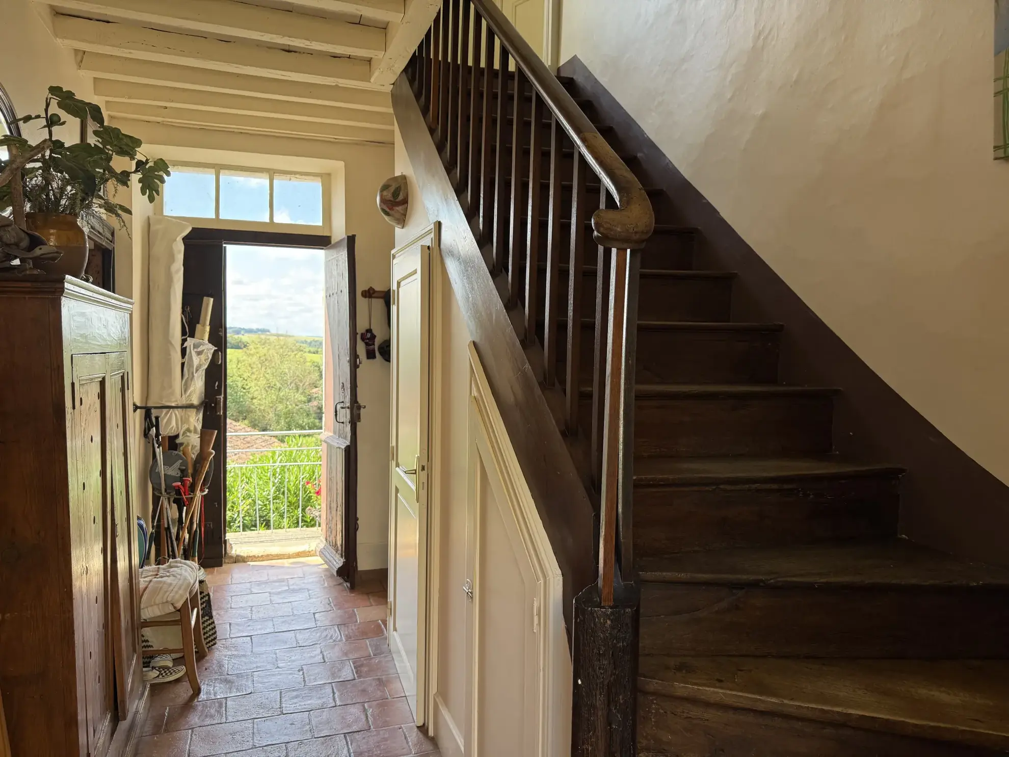 Charmante maison de village avec piscine et jardin exposé sud, proche de Condom 