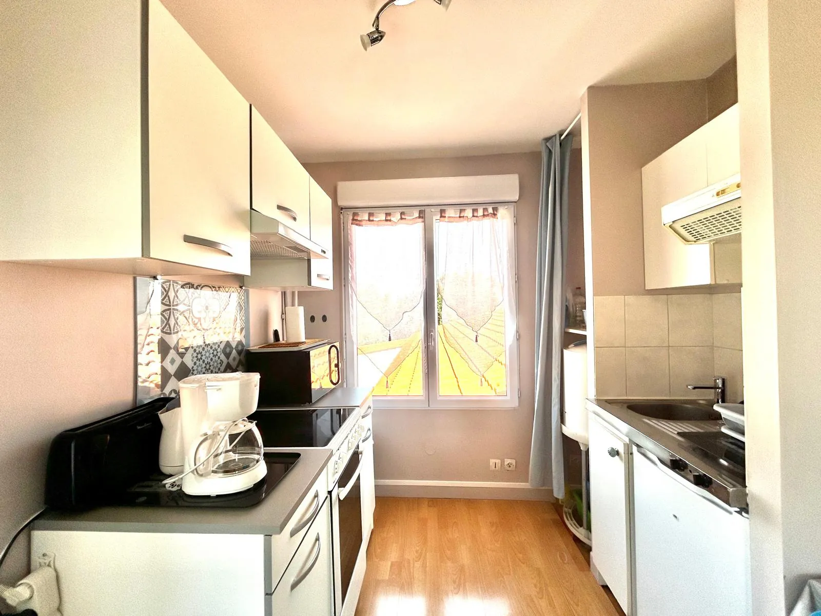 Ensemble immobilier à Salles sur Mer avec 3 logements, jardin et garage 