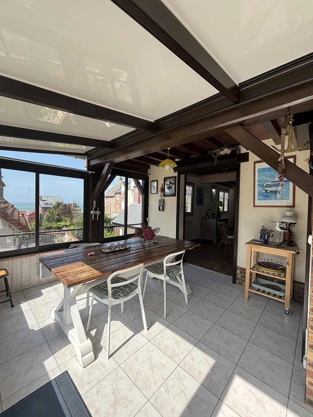 Maison individuelle avec vue mer à Ault, proche plage d'Onival 