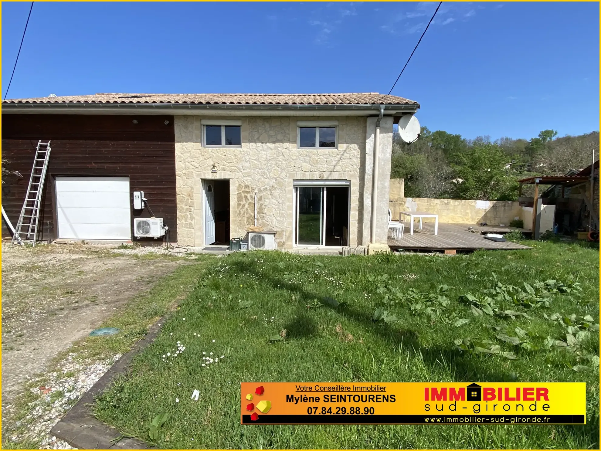 Belle maison de 215 m² avec 4 chambres, jardin et garage proche La Réole