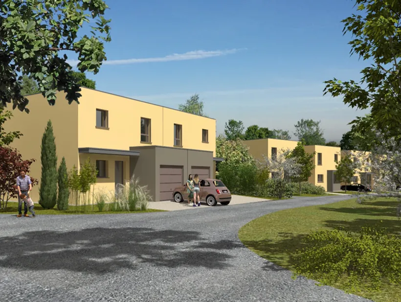 Maisons neuves modernes à Belfort proche Bavilliers, livraison 2025