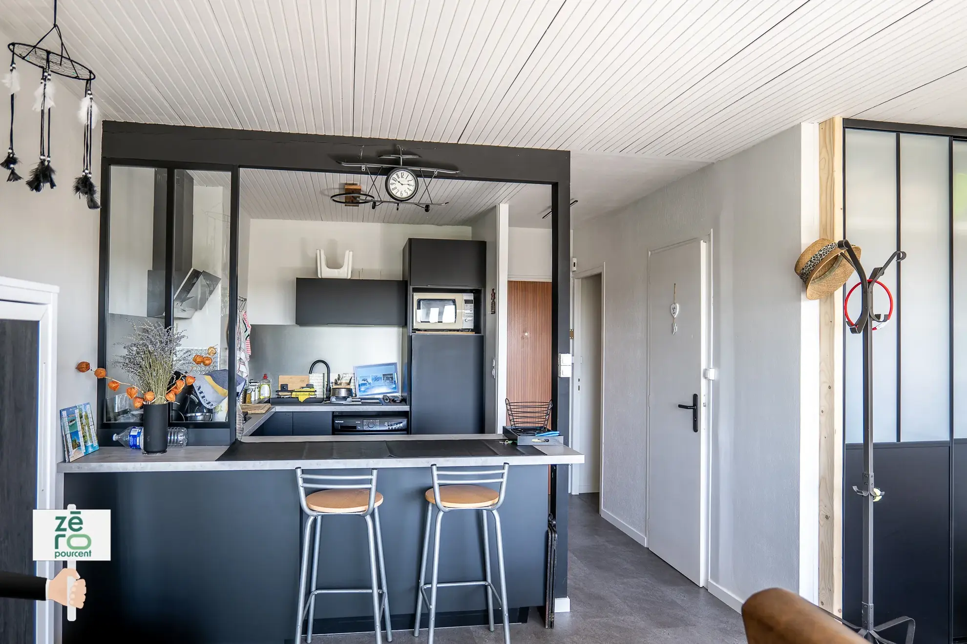 Studio en centre-ville de Coex avec terrasse et vue dégagée proche commerces 