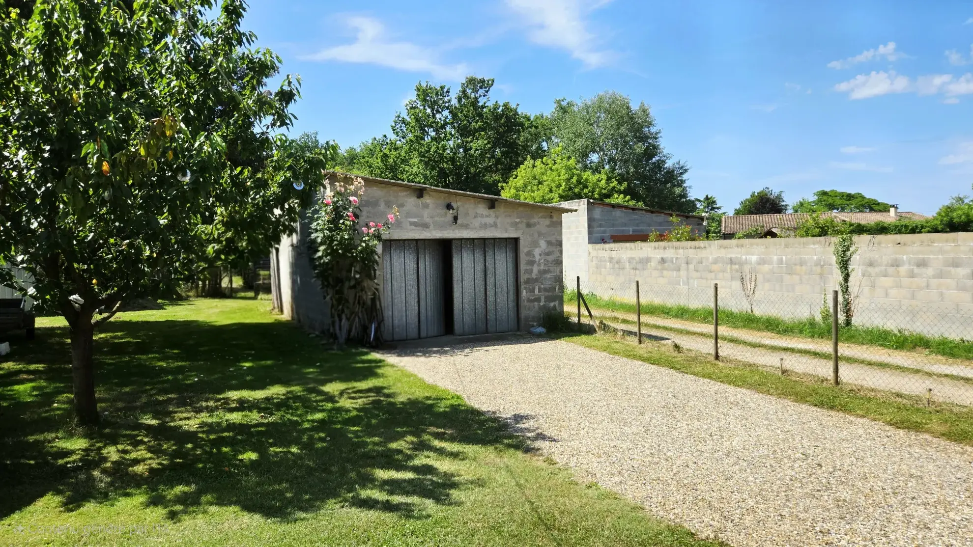 Maison plain-pied année 80 avec jardin, garage et 3 chambres à Sainte-Terre 