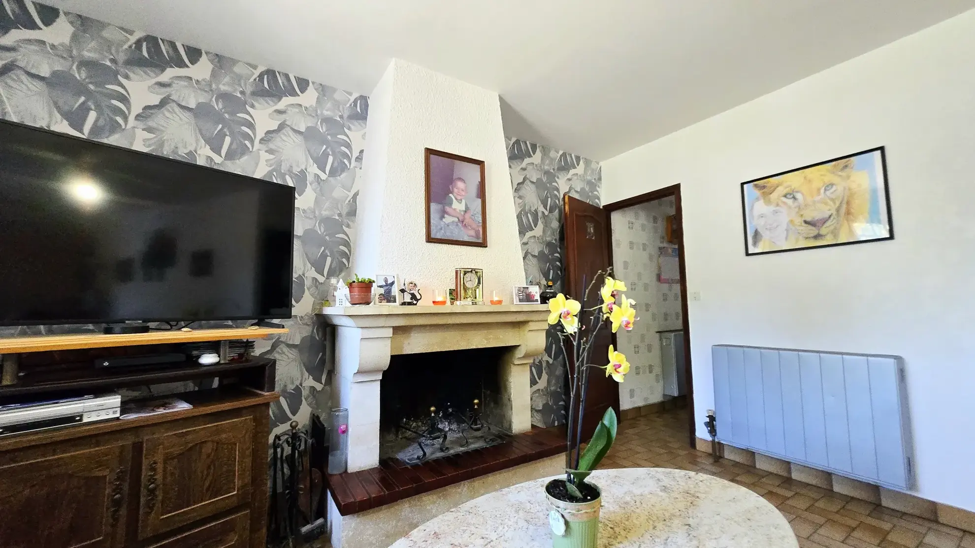 Maison plain-pied année 80 avec jardin, garage et 3 chambres à Sainte-Terre 