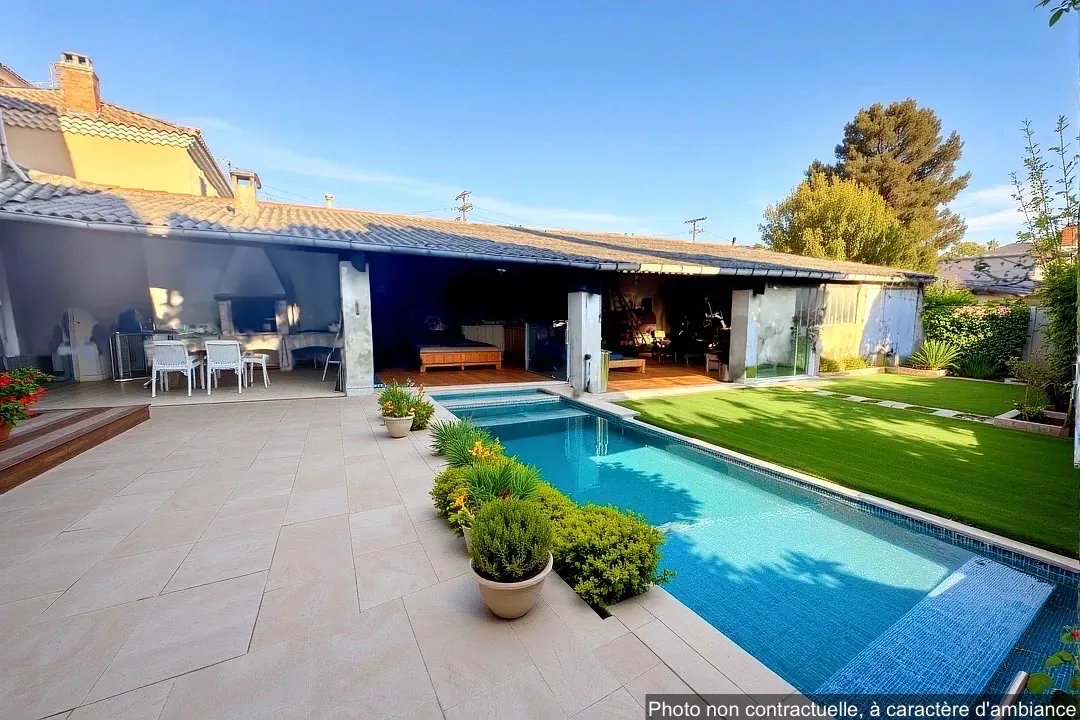 Maison ancienne avec grand terrain et potentiel à Laudun l'Ardoise 