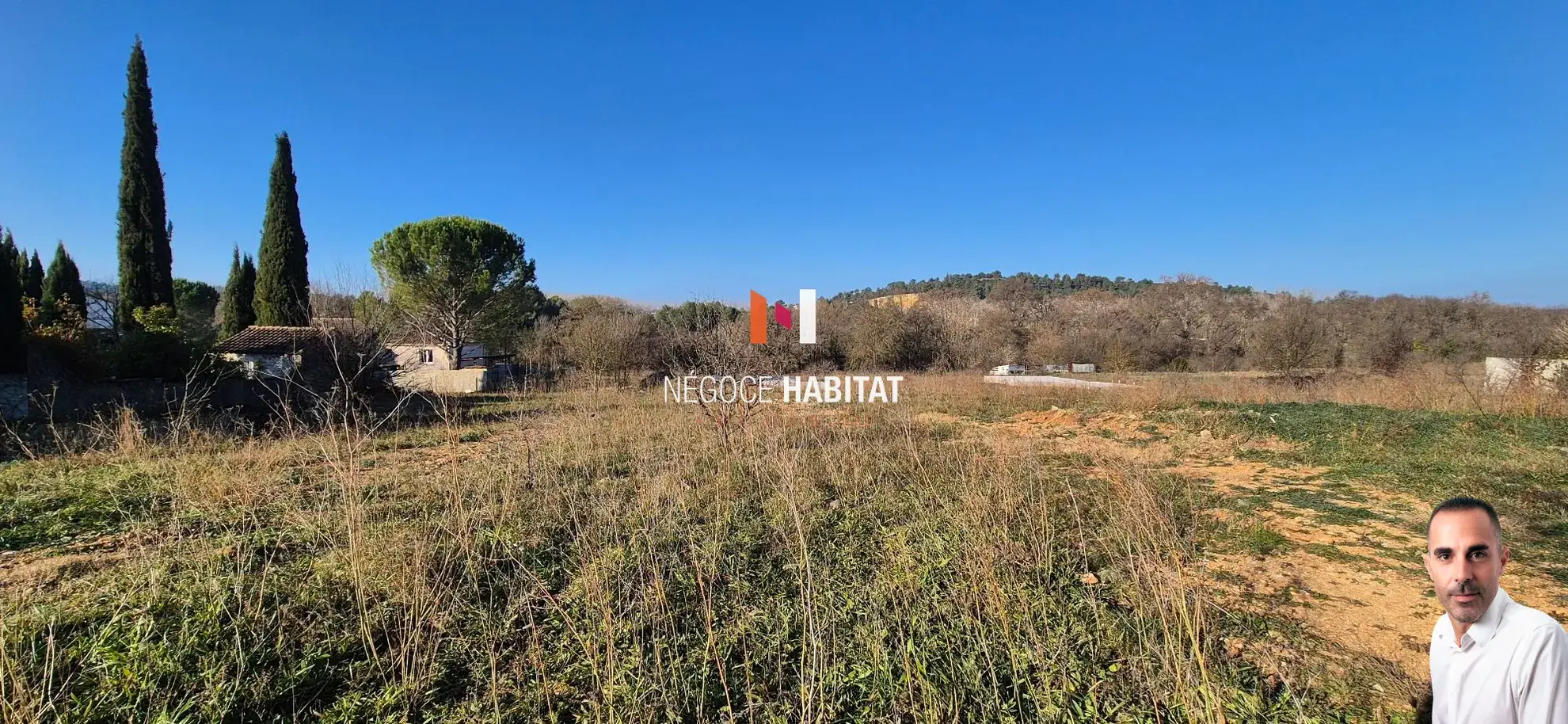 Terrain constructible de 471 m² à Grabels - Viabilisé et libre de constructeur