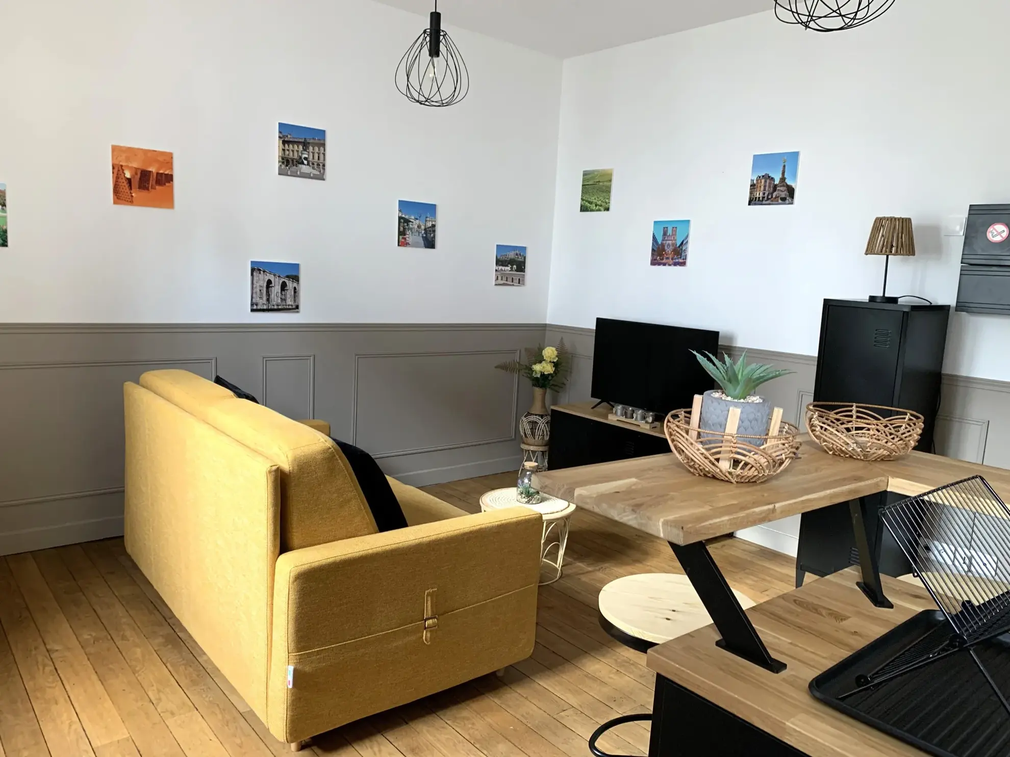 Studio rénové et meublé à vendre à Reims, idéal pour investissement locatif 