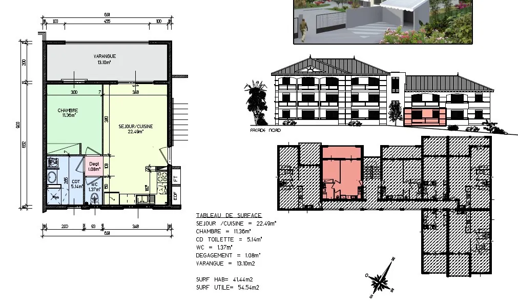 Appartement F2 avec terrasse, cave et parking aux Trois-Ilets 