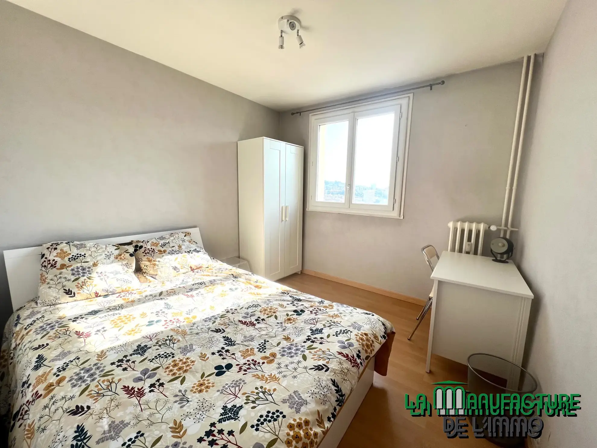 Appartement F3 lumineux avec balcon à Saint-Étienne, proche faculté Jean Monnet 