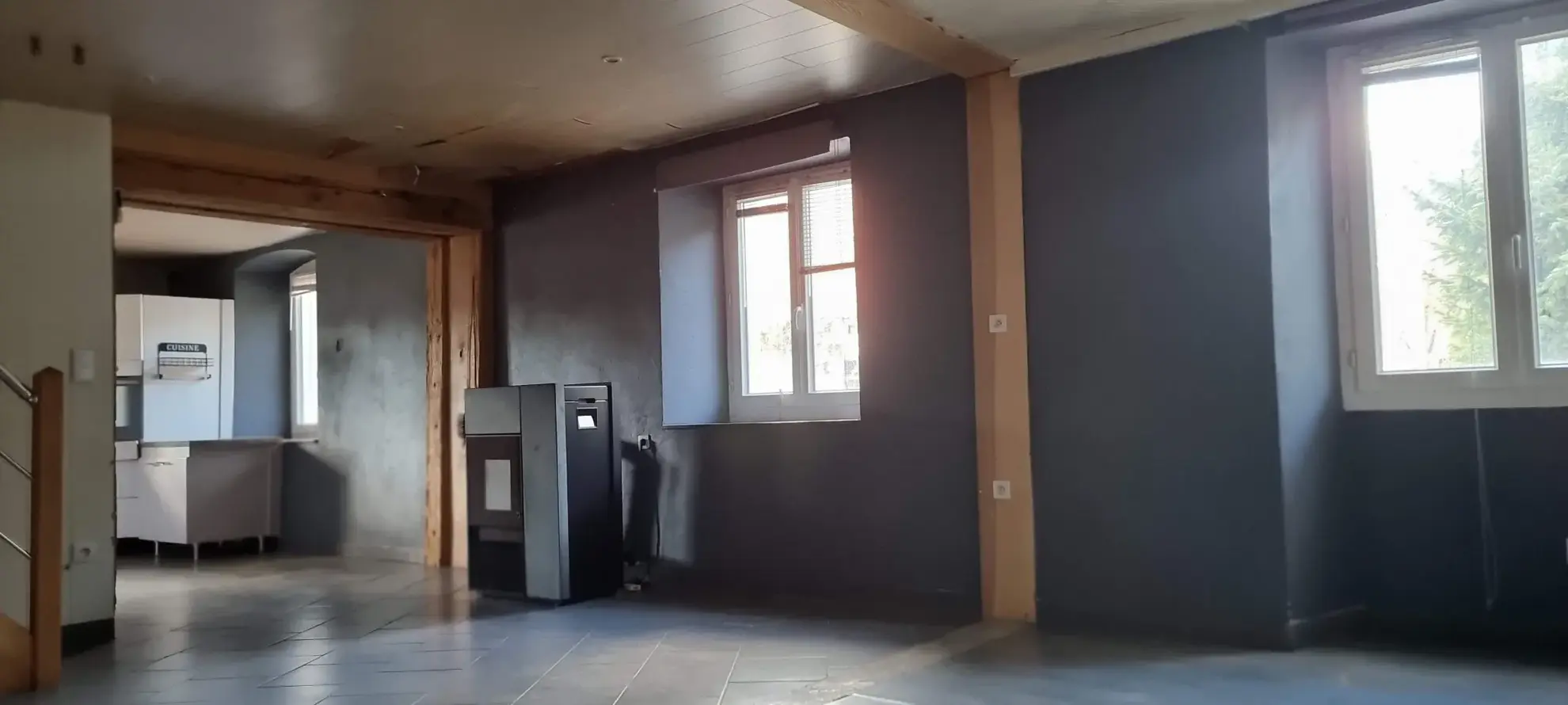 Maison à vendre à Bonnevaux de 88 m², proche frontière suisse, rénovée, idéale famille ou frontalier 