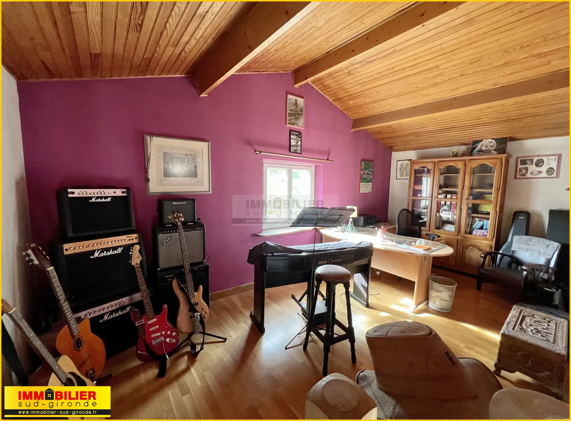 Maison familiale à vendre à Landiras avec grand jardin et garage - véritable opportunité 