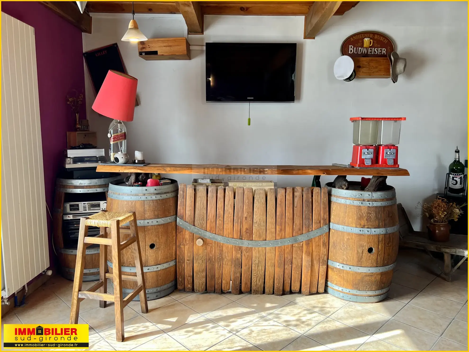 Maison familiale à vendre à Landiras avec grand jardin et garage - véritable opportunité 