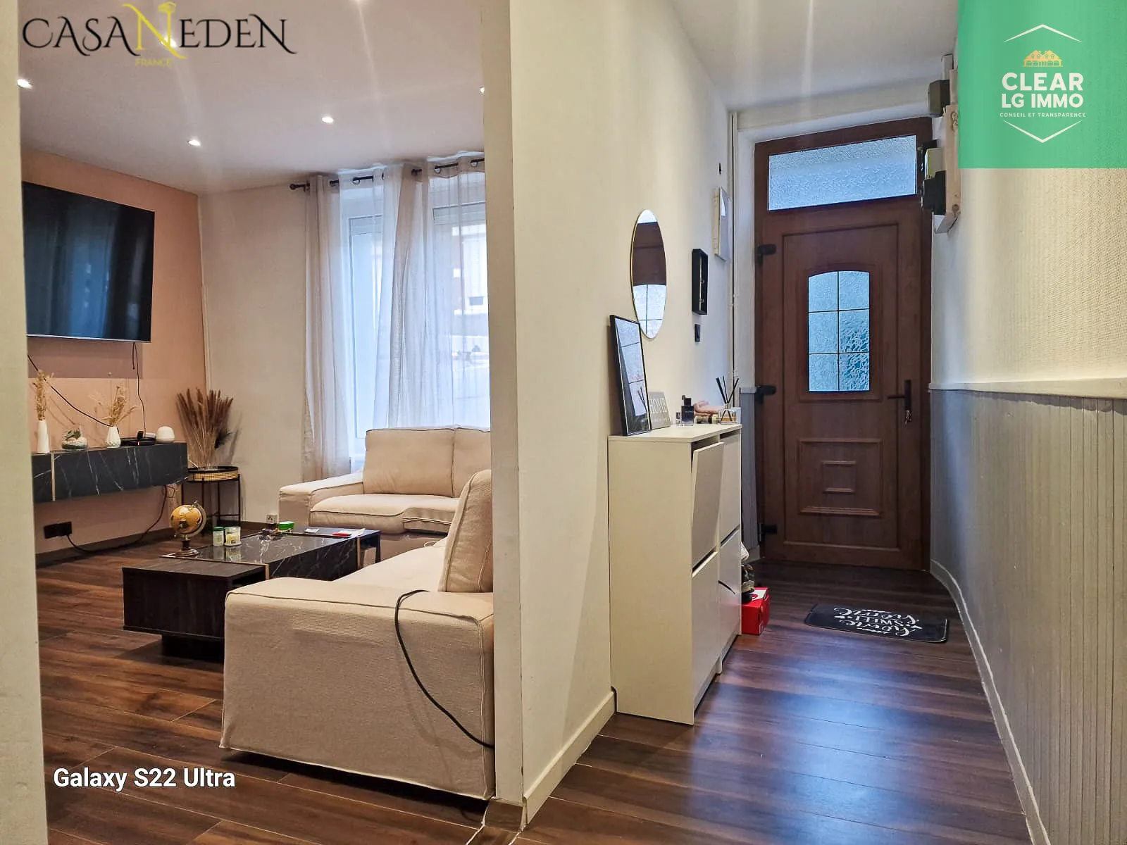 Maison rénovée proche frontière luxembourgeoise à Audun-le-Tiche avec terrasse et potentiel d'extension 