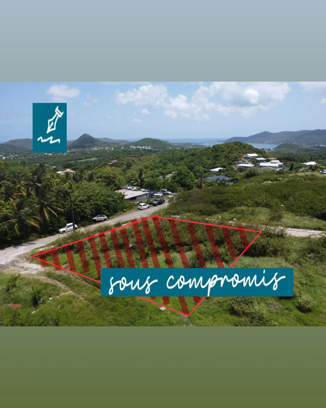 Terrain à bâtir de 513 m² au Marin – Quartier Champs Fleury