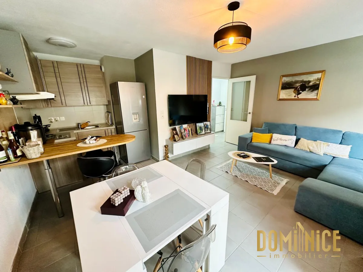 Appartement 2 pièces de 44m² à Nice avec terrasse, cave et garage en option