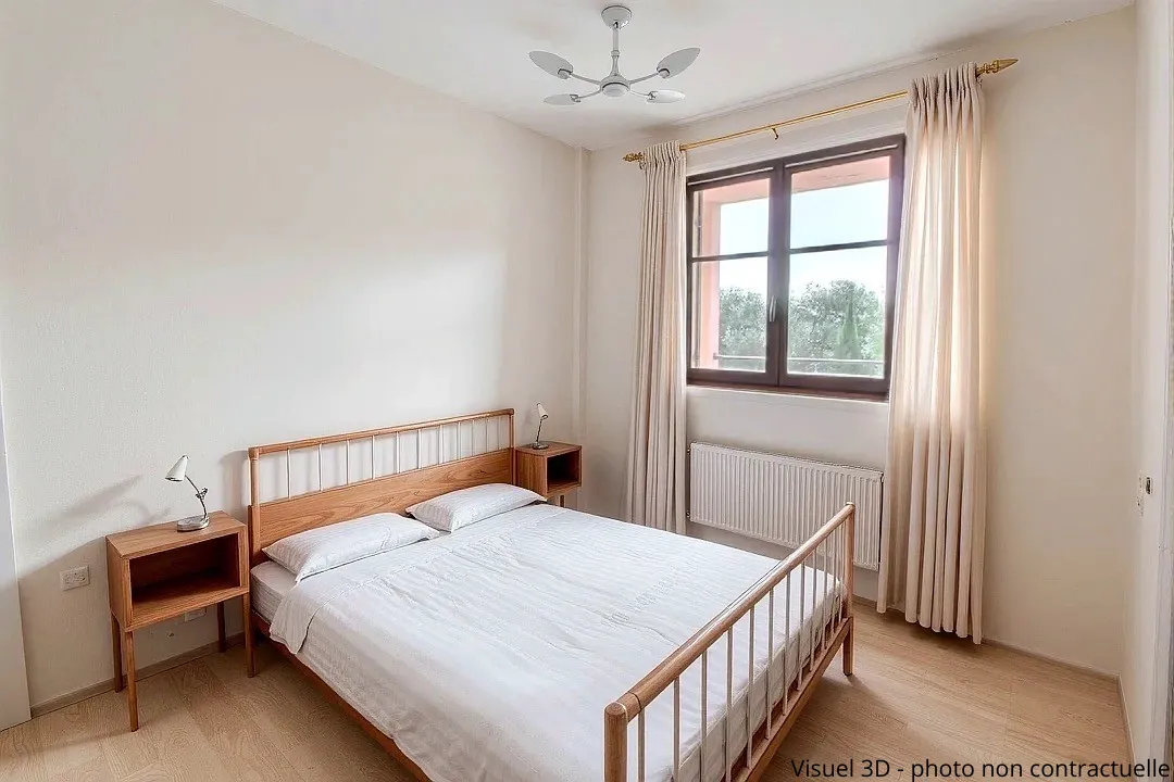 À vendre appartement T2 lumineux avec terrasse à Ajaccio, Résidence Les Crêtes 